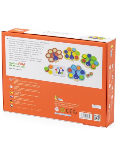 Viga Peacock's Tail Montessori-Holzspiel
