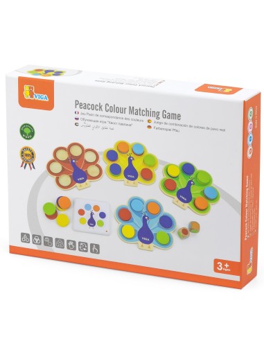 Viga Peacock's Tail Montessori-Holzspiel