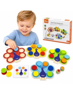Viga Peacock's Tail Montessori Wooden Game
