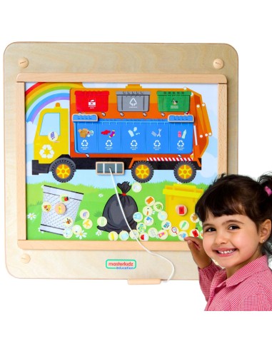 Montessori MASTERKIDZ Waste Sorting Educational Board
