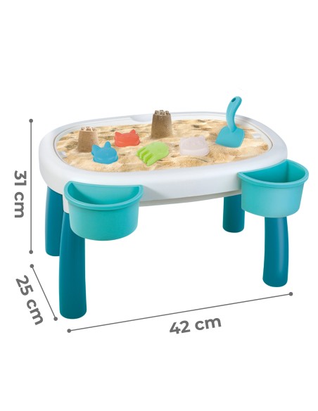 WOOPIE Water Table 2 in 1 Sandbox 7 pieces - Toy for Children