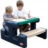 Little Tikes Kids Picnic Table Blue and Green for the Garden