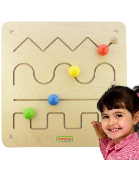 MASTERKIDZ Schiebetafel Kleine Motorik Montessori – Spiel & Lernen