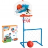 WOOPIE Set 2in1 Basketball Soccer Goal + Ball