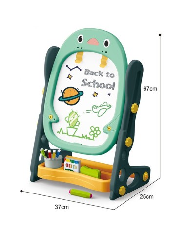 WOOPIE Double-Sided Magnetic Board - Drawing and Learning 56 pcs.