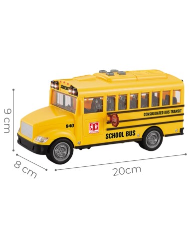 WOOPIE Interaktiver Elektro-Schulbus 1:20 – Spielzeug