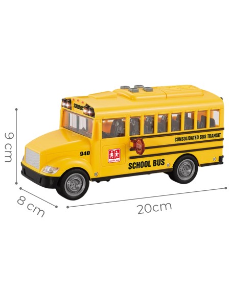 WOOPIE Interactive Electric School Bus 1:20 - Toy