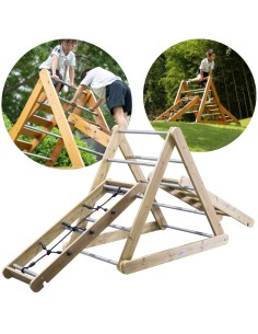 Holzspielplatz XL CLASSIC WORLD - Montessori-Leiter
