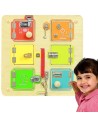 MASTERKIDZ Manipulative Board for Learning to Open Locks