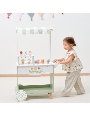 VIGA PolarB Wooden Ice Cream Stand - Mobile Ice Cream Parlor