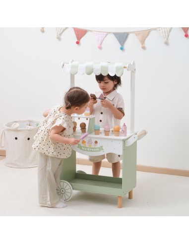 VIGA PolarB Wooden Ice Cream Stand - Mobile Ice Cream Parlor