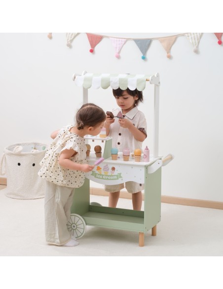 VIGA PolarB Wooden Ice Cream Stand - Mobile Ice Cream Parlor