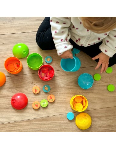 Logikspiel – Farbsortierung WOOPIE – Lernen für Kinder 3+