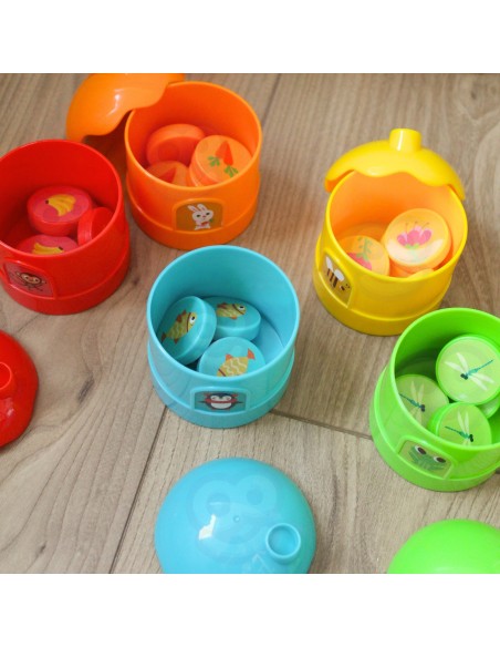 Logikspiel – Farbsortierung WOOPIE – Lernen für Kinder 3+