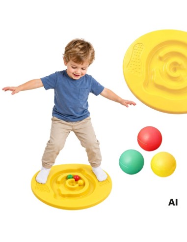 WOOPIE Ovales Balance Board Labyrinth