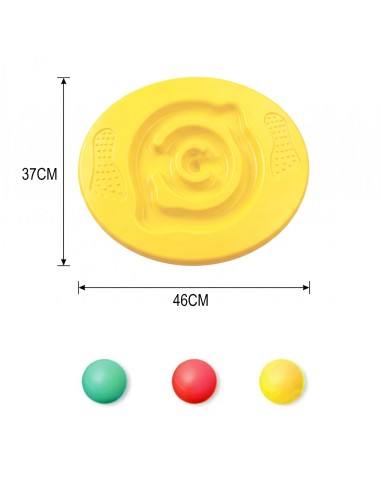 WOOPIE Oval Balance Board Maze