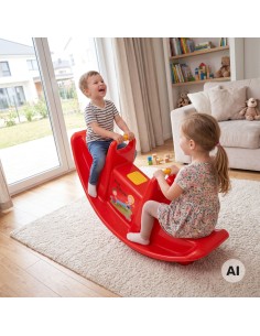 Red Woopie 2-Sitzer Schaukelstuhl – Spielspaß für Haus und Garten 2
