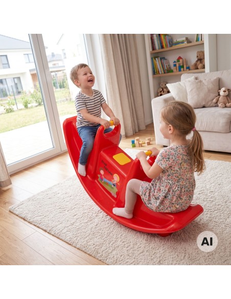 Red Woopie 2-Sitzer Schaukelstuhl – Spielspaß für Haus und Garten