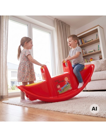 Red Woopie 2-Sitzer Schaukelstuhl – Spielspaß für Haus und Garten