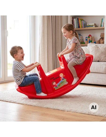 Red Woopie 2-Sitzer Schaukelstuhl – Spielspaß für Haus und Garten