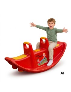Red Woopie 2-Seater Swing Rocker - Fun at Home and Garden