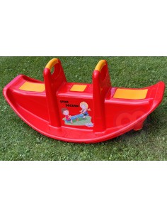 Red Woopie 2-Sitzer Schaukelstuhl – Spielspaß für Haus und Garten 2