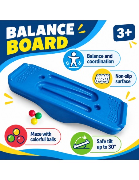 Blue Balance Board Maze WOOPIE