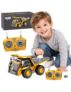 Wywrotka Budowlana RC Woopie - 9 Kanałów 2,4 GHz, Metal, Dźwięk