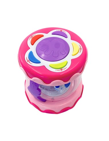 3-in-1 Musical Drum for Babies + Crawling Roller