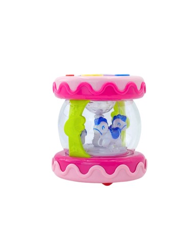 3-in-1 Musical Drum for Babies + Crawling Roller