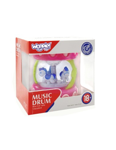3-in-1 Musical Drum for Babies + Crawling Roller