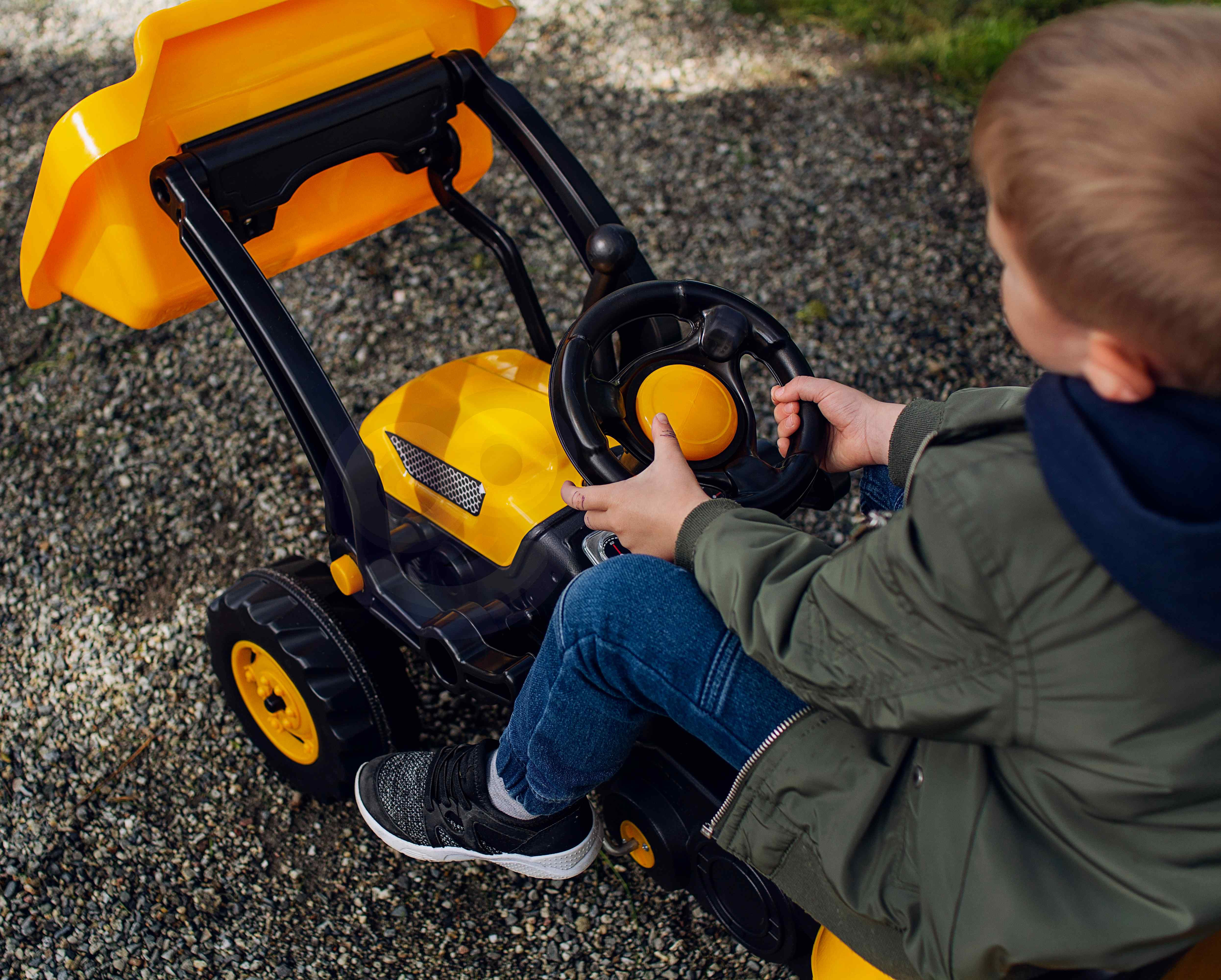 WOOPIE Traktor Na Pedały Farmer MaxTrac Classic Łyżka Spychacz