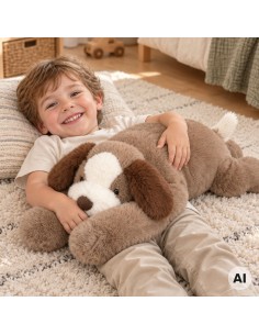 WOOPIE Sensory Dog Weighted Plush Toy 2.5kg for Soothing Sleep 2