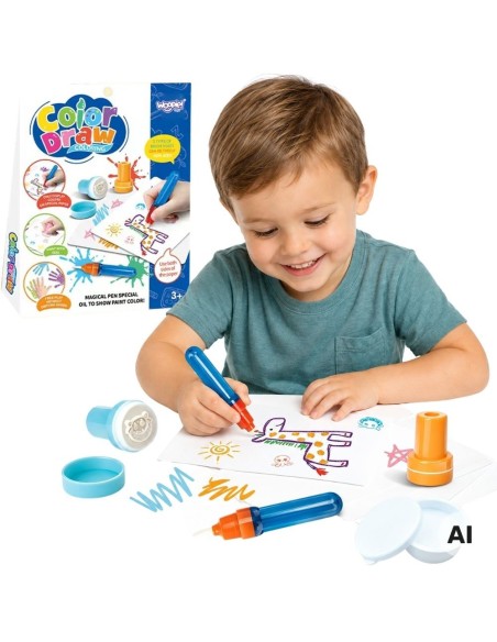 Woopie Magic Painting Set - Marker and Stamps