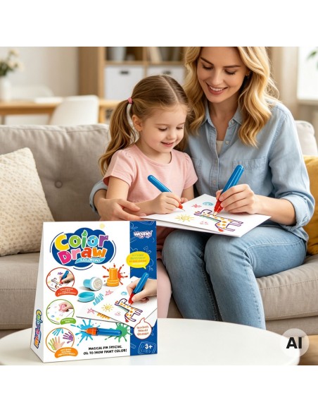 „Woopie Magic“ dažymo rinkinys – žymeklis ir antspaudai