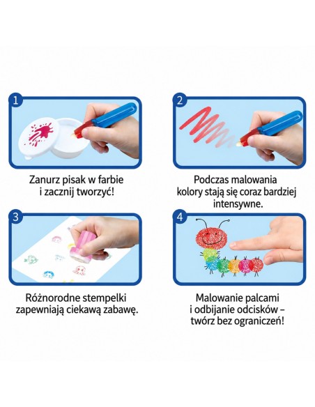 Zauberhaftes Malset von Woopie - Stift und Stempel