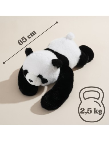 WOOPIE Panda-Teddybär, sensorisches, gewichtetes Plüschtier, 2,5 kg, für einen erholsamen Schlaf