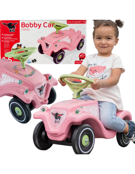Big jeździk Bobby Car Classic auto Flower