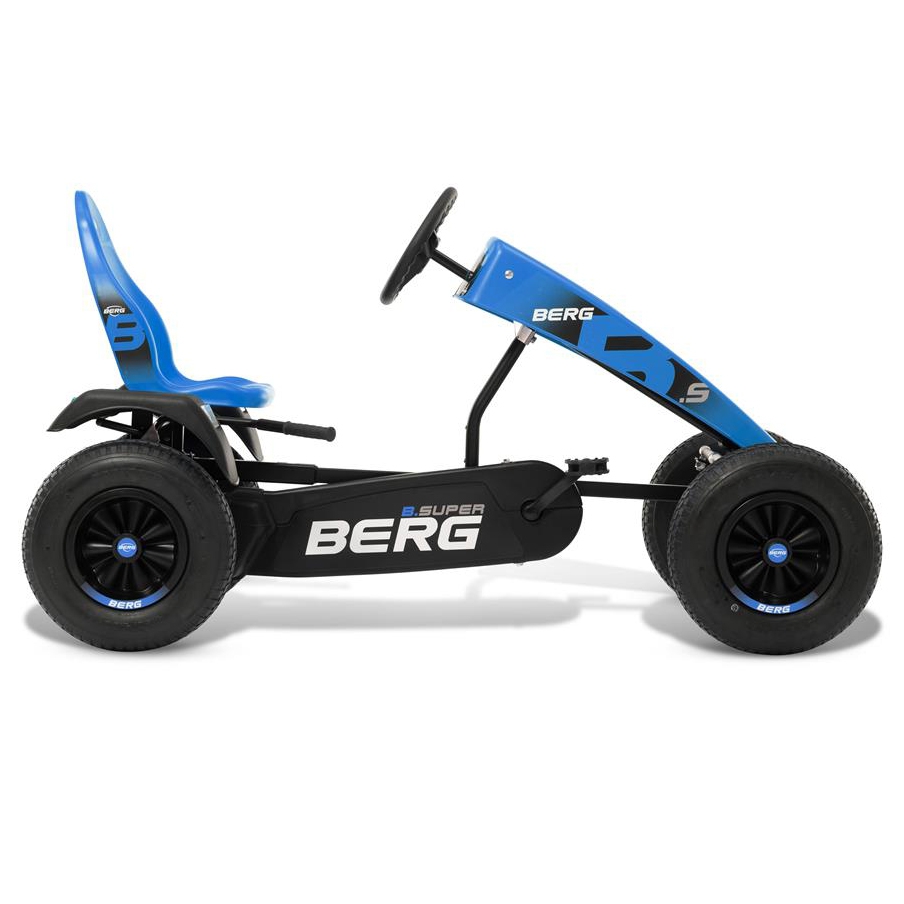 Gokart na pedały xl b.super blue bfr pompowane koła od 5 lat do 100 kg