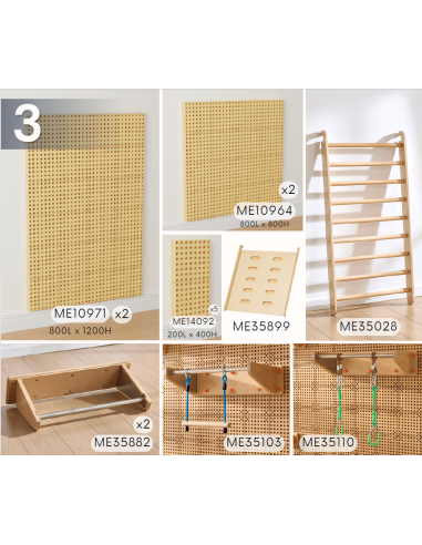 MASTERKIDZ STEM Science Kit STEM Walls + Gym Accessories