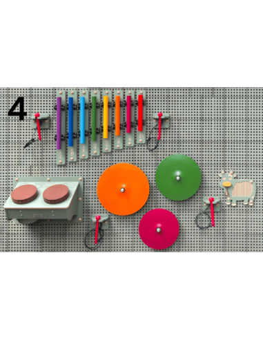 MASTERKIDZ STEM Science Kit STEM Boards + Outdoor Wall Instruments