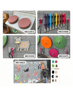 MASTERKIDZ Zestaw naukowy STEM Tablice STEM + Outdoorowe instrumenty ścienne 2