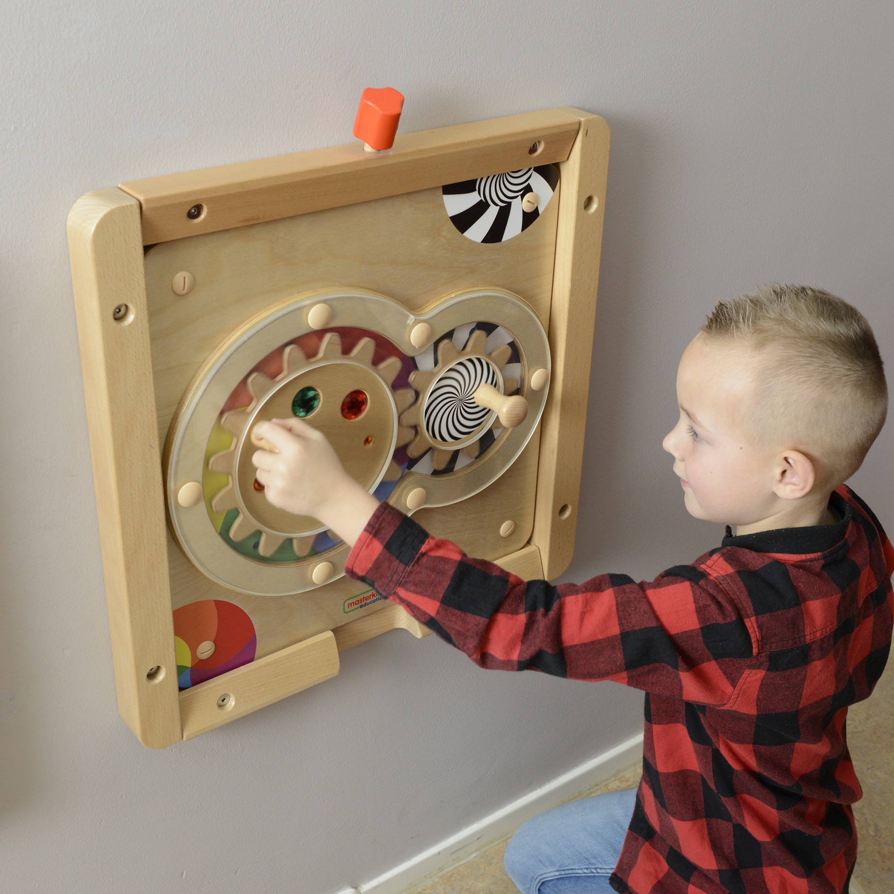 Tablica edukacyjna koordynacja rąk trening montessori