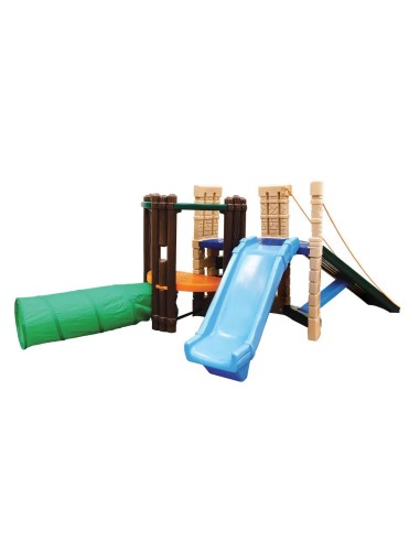 Little Tikes Spielplatz „Durchschlupf“ mit Rutsche – Spielspaß im Freien