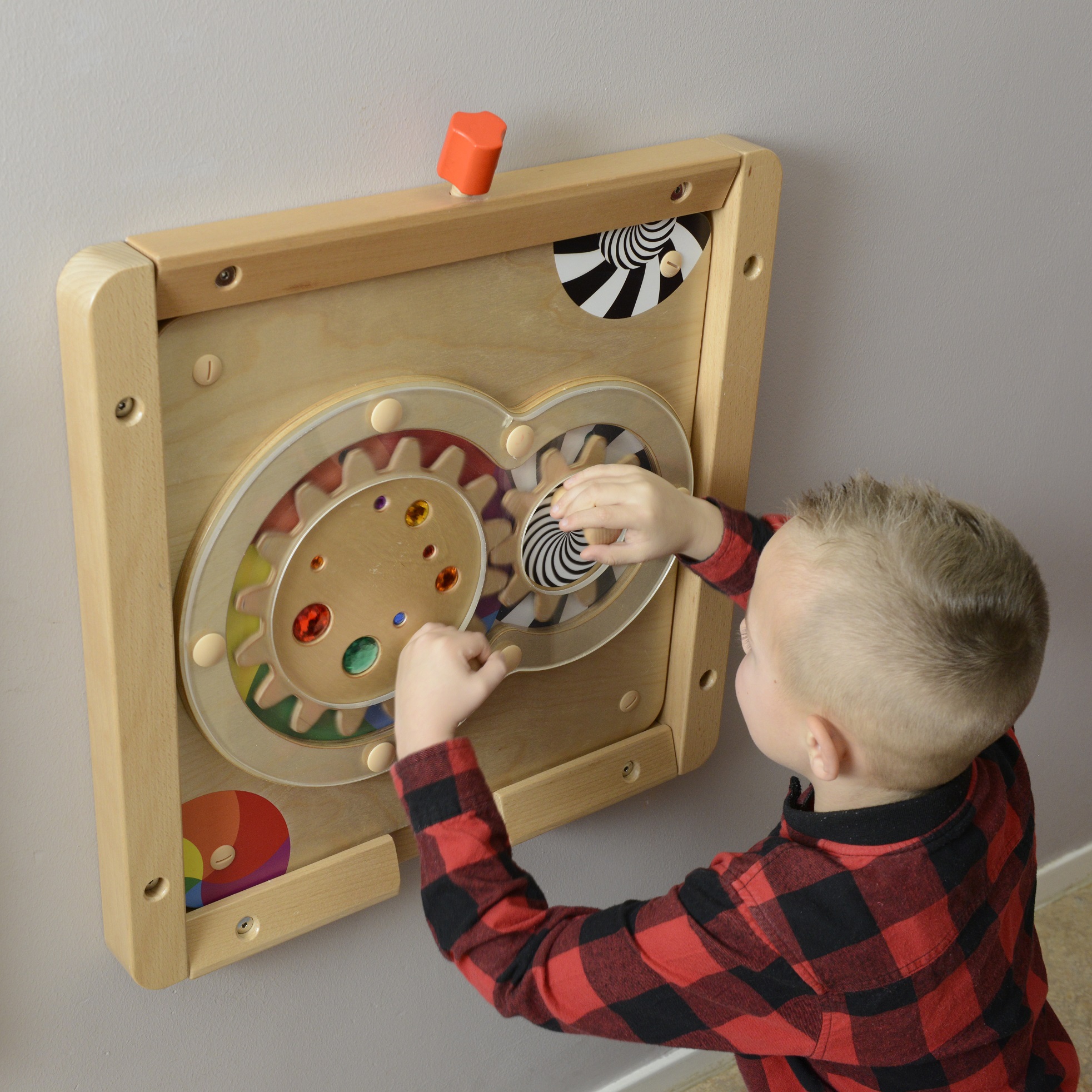 Tablica edukacyjna koordynacja rąk trening montessori