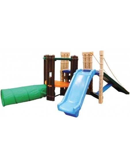 Little Tikes Spielplatz „Durchschlupf“ mit Rutsche – Spielspaß im Freien