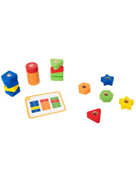 VIGA Nuts and Bolts Set - Educational Game 30 pcs.