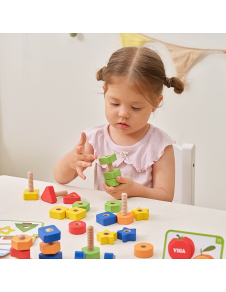 VIGA Nuts and Bolts Set - Educational Game 30 pcs.