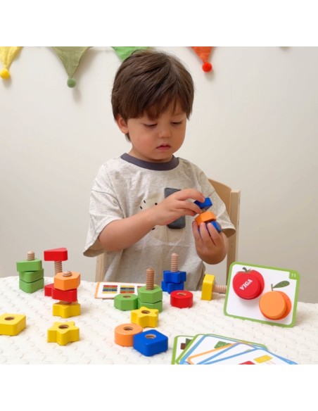 VIGA Nuts and Bolts Set - Educational Game 30 pcs.