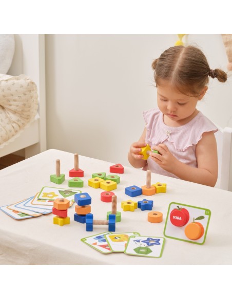 VIGA Nuts and Bolts Set - Educational Game 30 pcs.